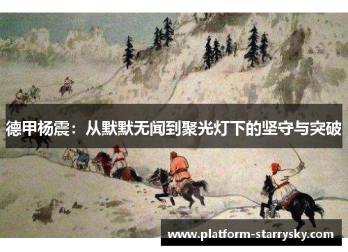 德甲杨震：从默默无闻到聚光灯下的坚守与突破