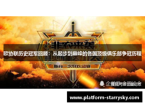 欧协联历史冠军回顾：从起步到巅峰的各国顶级俱乐部争冠历程